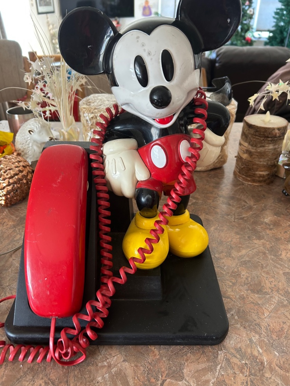 Vintage 1993 Mickey Mouse Phone